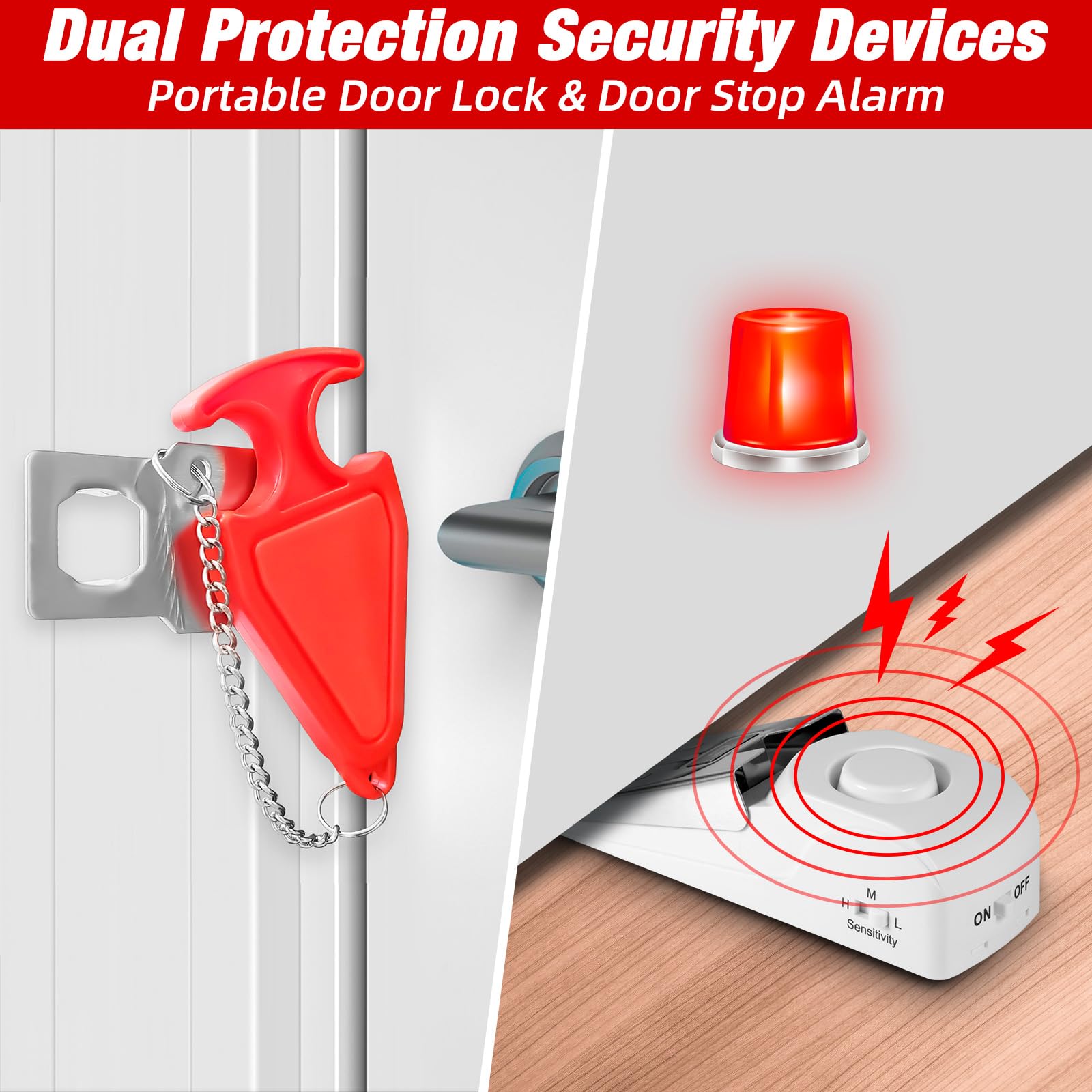Portable Door Stop Alarm Trave - Door Stop Alarm 리뷰 및 가격