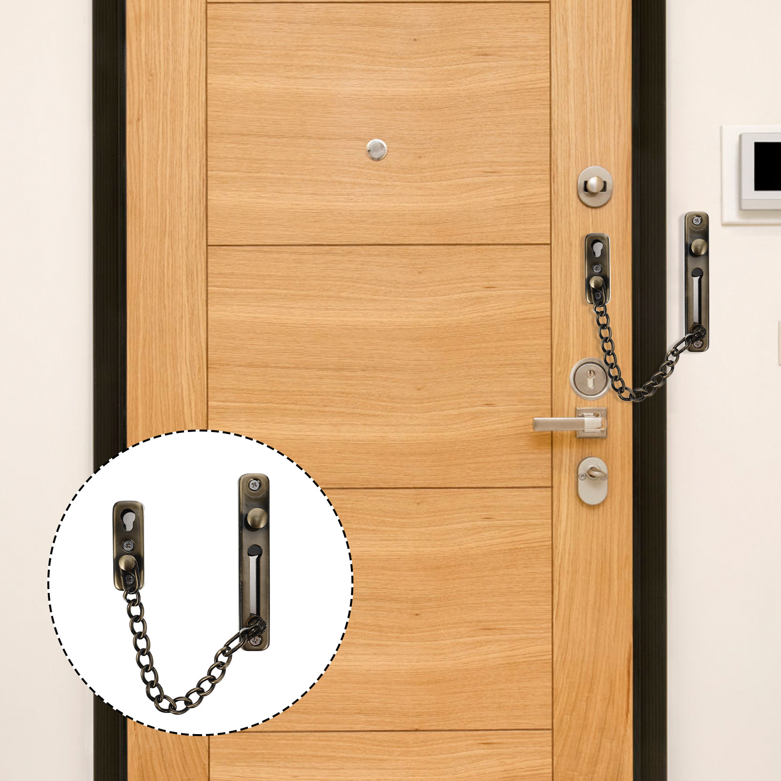 Drill-Free Stainless Steel Doo - Security Chain Door 리뷰 및 가격