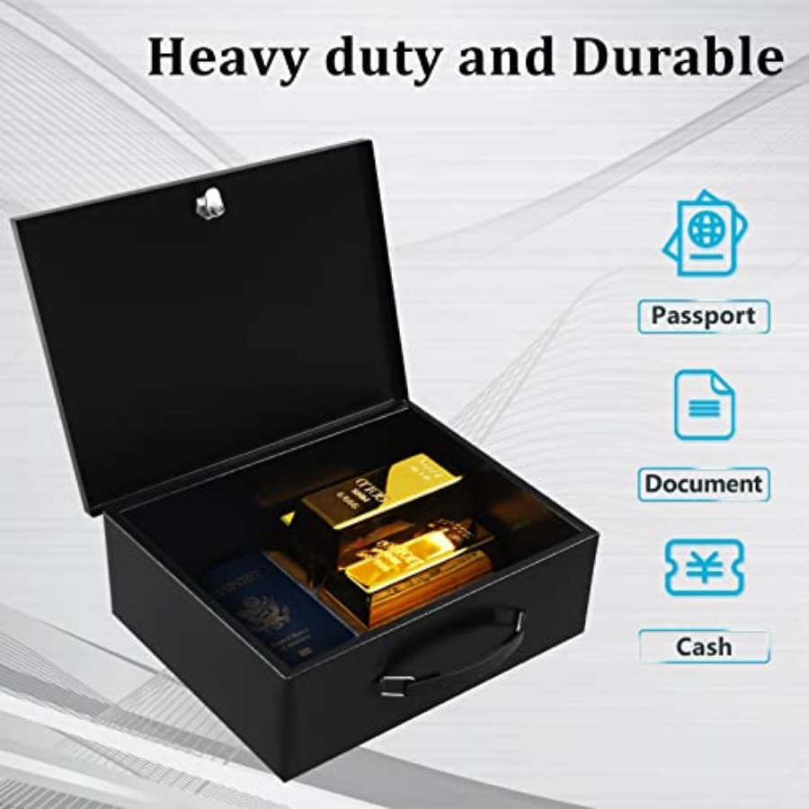 Portable Metal Safe Box with K - Fire Safe Document 리뷰 및 가격