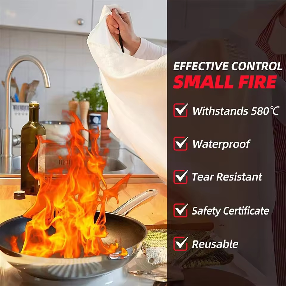 1mx1m Fire Blanket Emergency E - Fire Blanket Kitchen 리뷰 및 가격