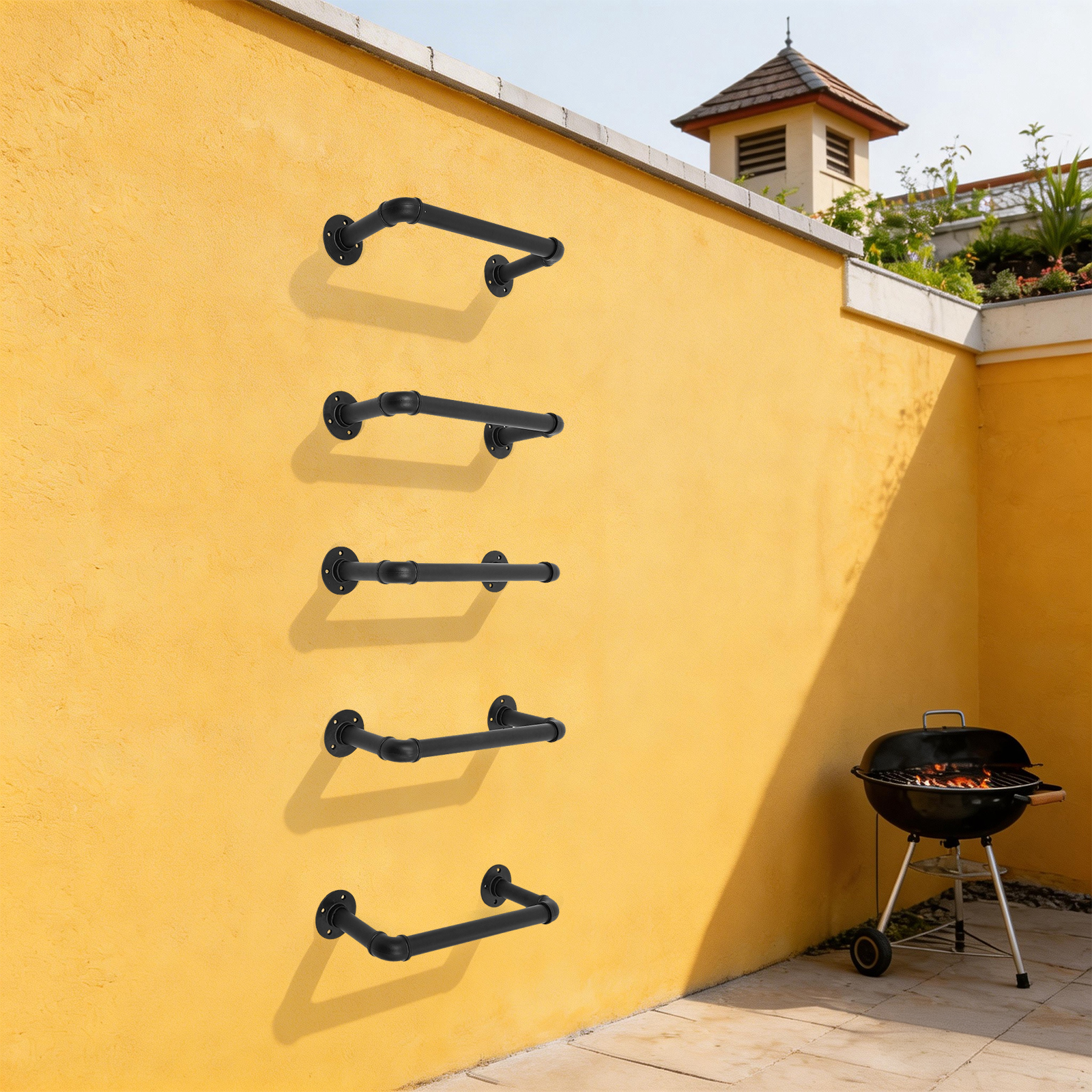 5 Pcs Wall Mounted Emergency E - Fire Escape Ladder 리뷰 및 가격
