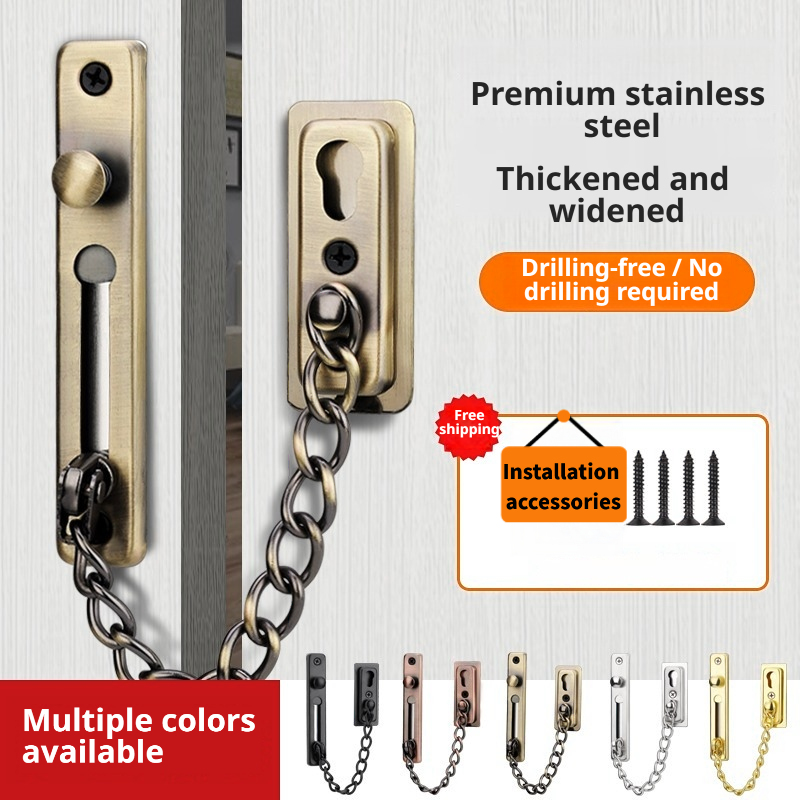 Heavy-Duty Polished Press Latc - Security Chain Door 리뷰 및 가격