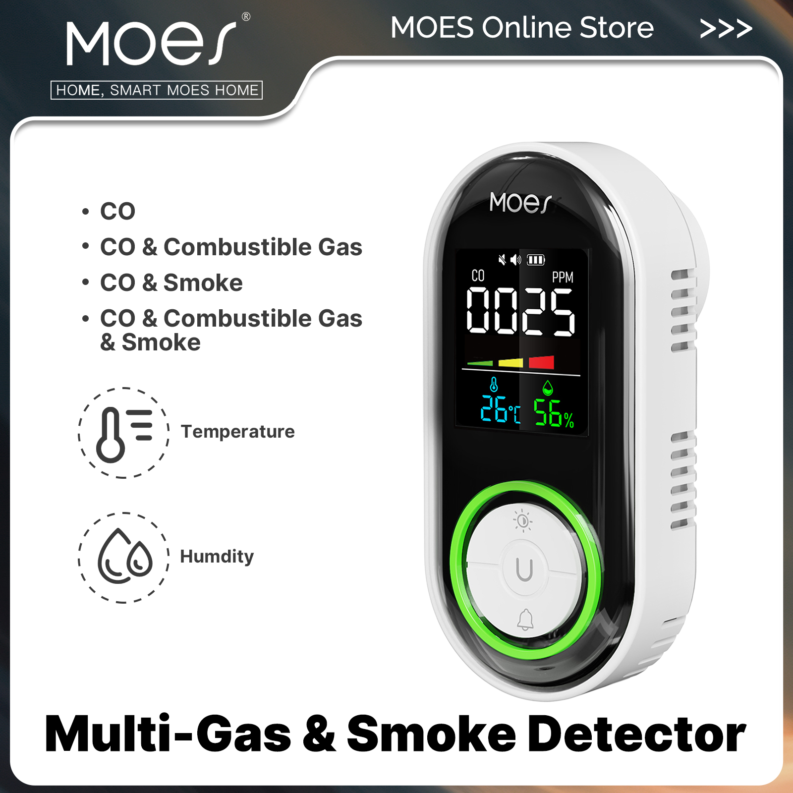 MOES CO Smoke Gas Detector Ala - Co Detector Plug 리뷰 및 가격