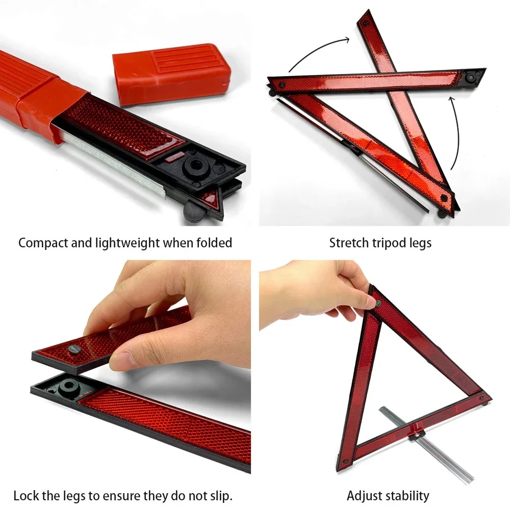 Car Tripod Folded Stop Sign Re - Emergency Exit Sign 리뷰 및 가격