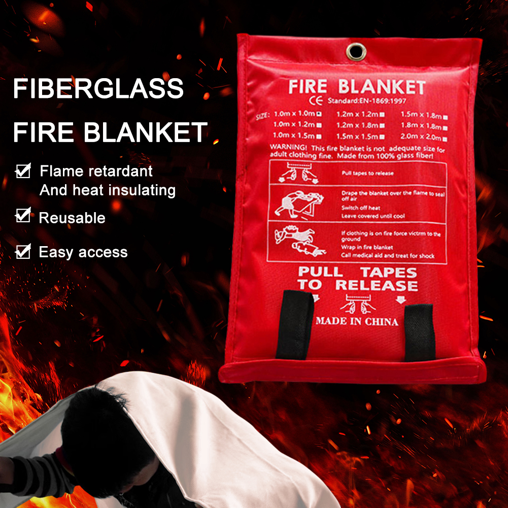 Fire Blanket Fiberglass Fire B - Fire Blanket Kitchen 리뷰 및 가격