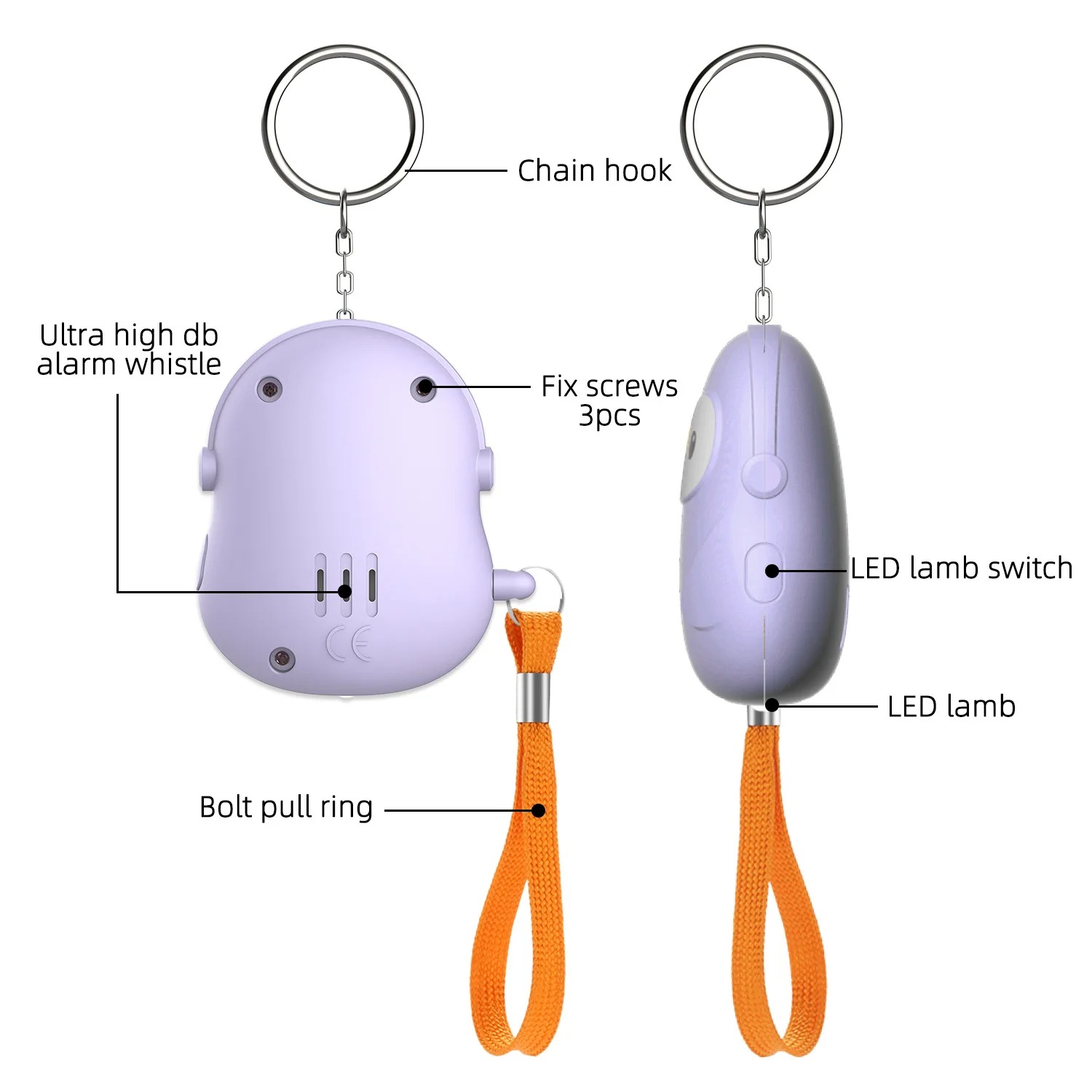 Personal Self Defense 5Pcs Ala - Personal Alarm Keychain 리뷰 및 가격