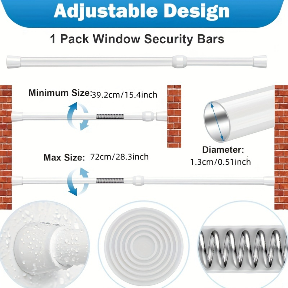 Adjustable Metal Window & Door - Window Lock Bar 리뷰 및 가격