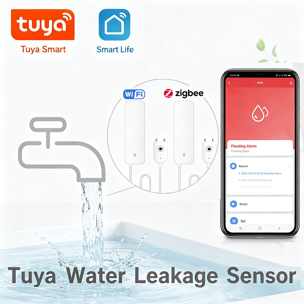 ZigBee WiFi Water Leak Sensor  - Water Alarm Sensor 리뷰 및 가격