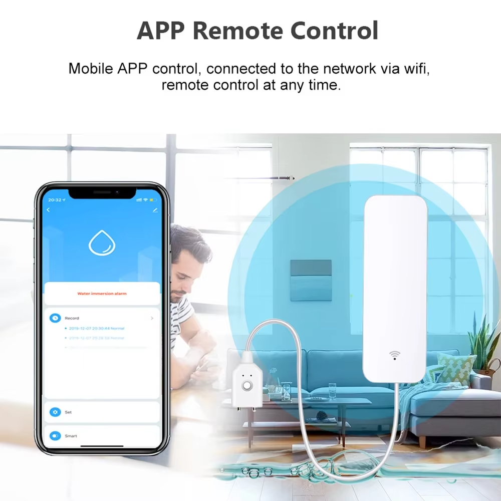 ZigBee WiFi Water Leak Sensor  - Water Alarm Sensor 리뷰 및 가격