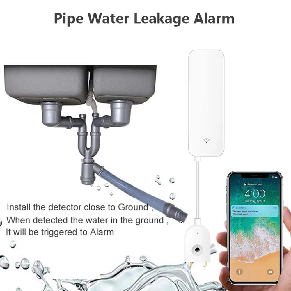 ZigBee WiFi Water Leak Sensor  - Water Alarm Sensor 리뷰 및 가격
