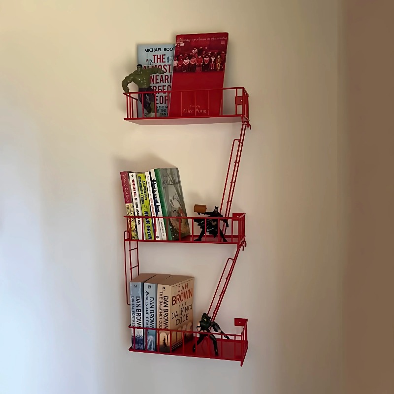Fire Escape Wall Shelf, 3-Tier - Fire Escape Ladder 리뷰 및 가격