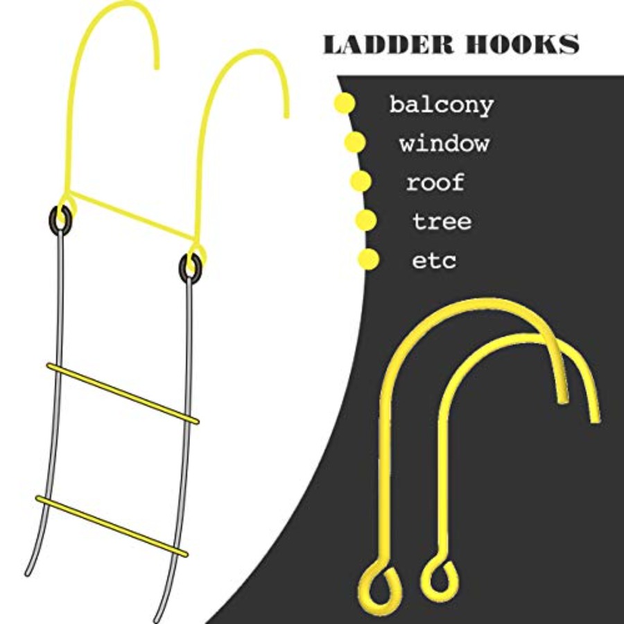 Window Hooks for Fire Escape L - Fire Escape Ladder 리뷰 및 가격