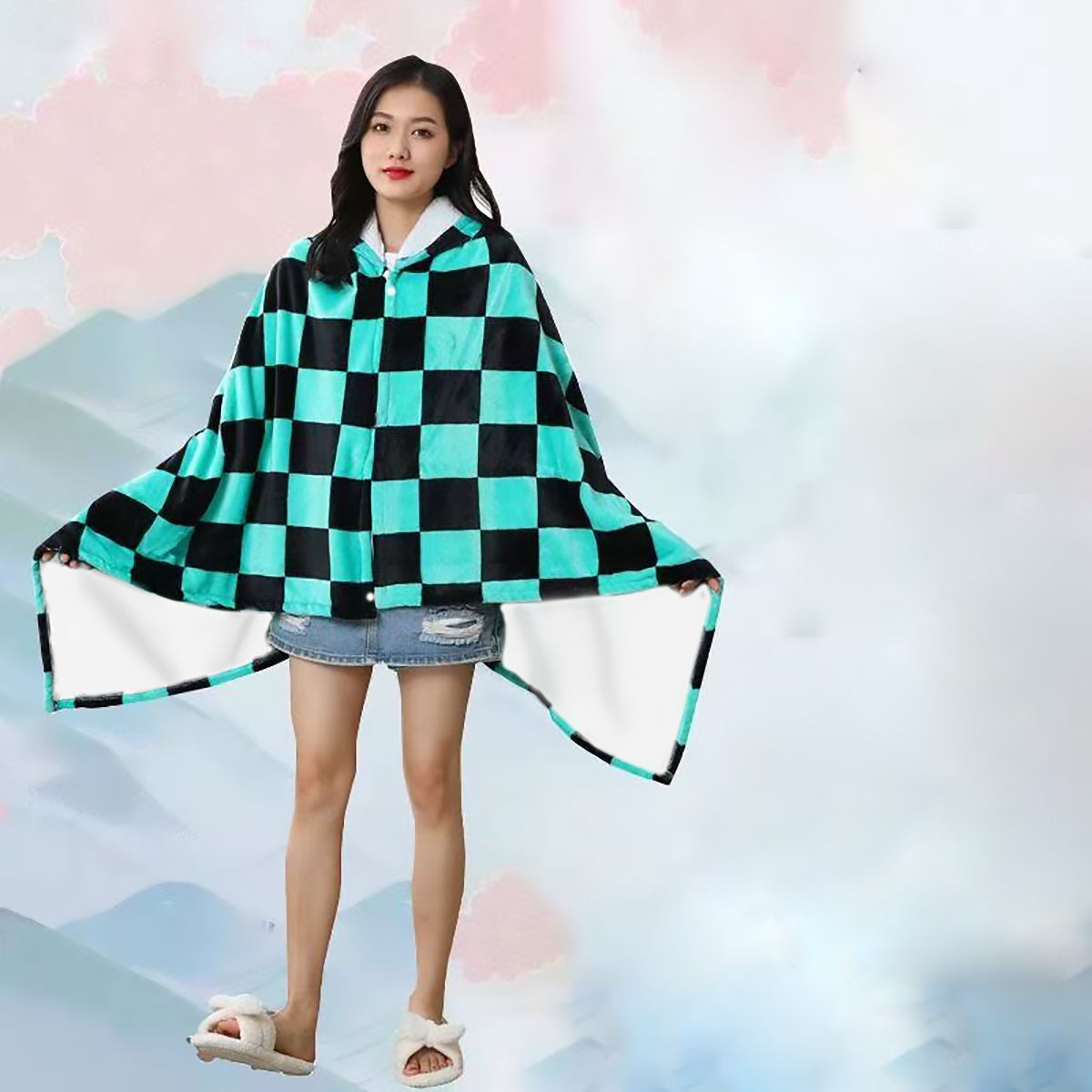 Anime Flannel Blanket Hoodie S - Fire Blanket Kitchen 리뷰 및 가격