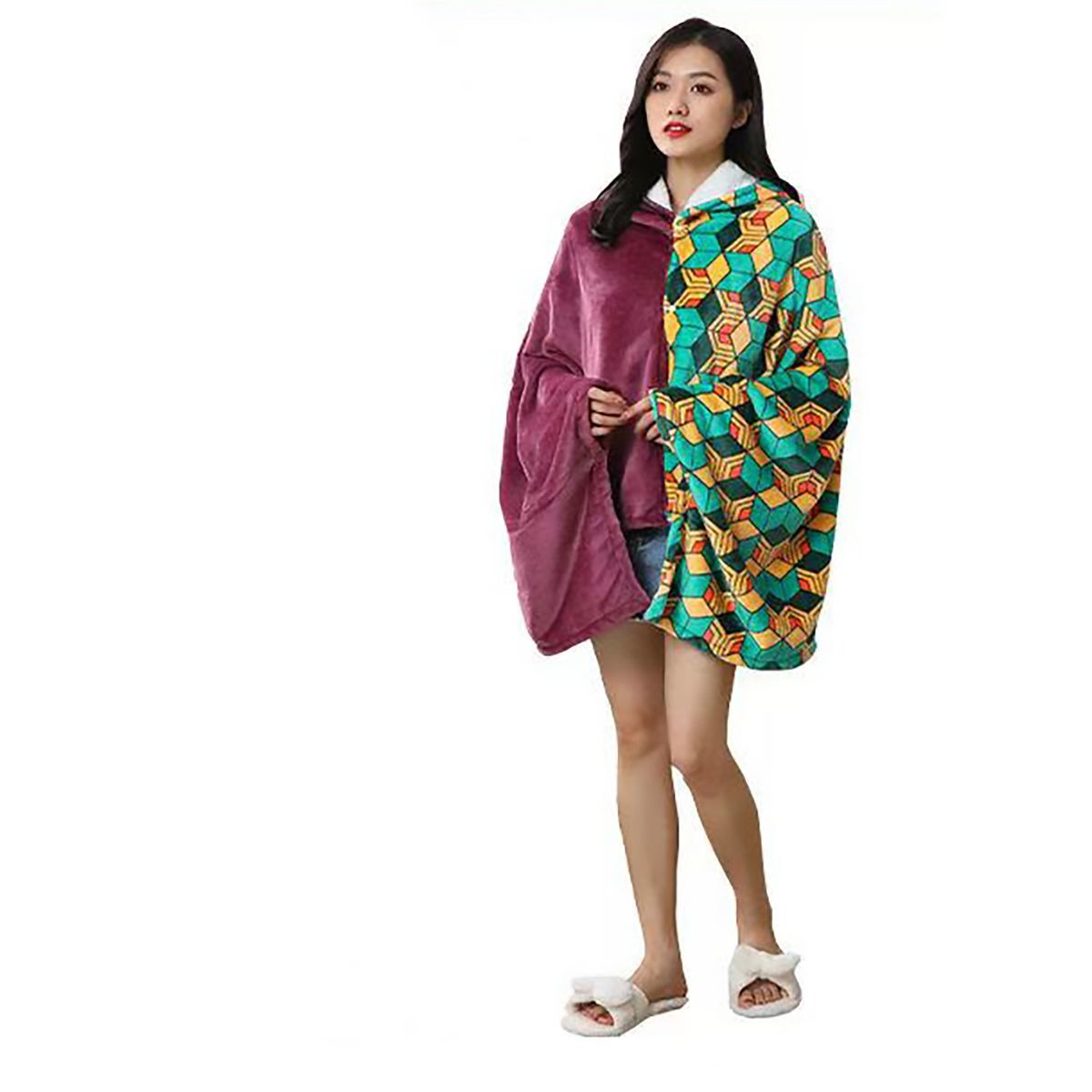 Anime Flannel Blanket Hoodie S - Fire Blanket Kitchen 리뷰 및 가격