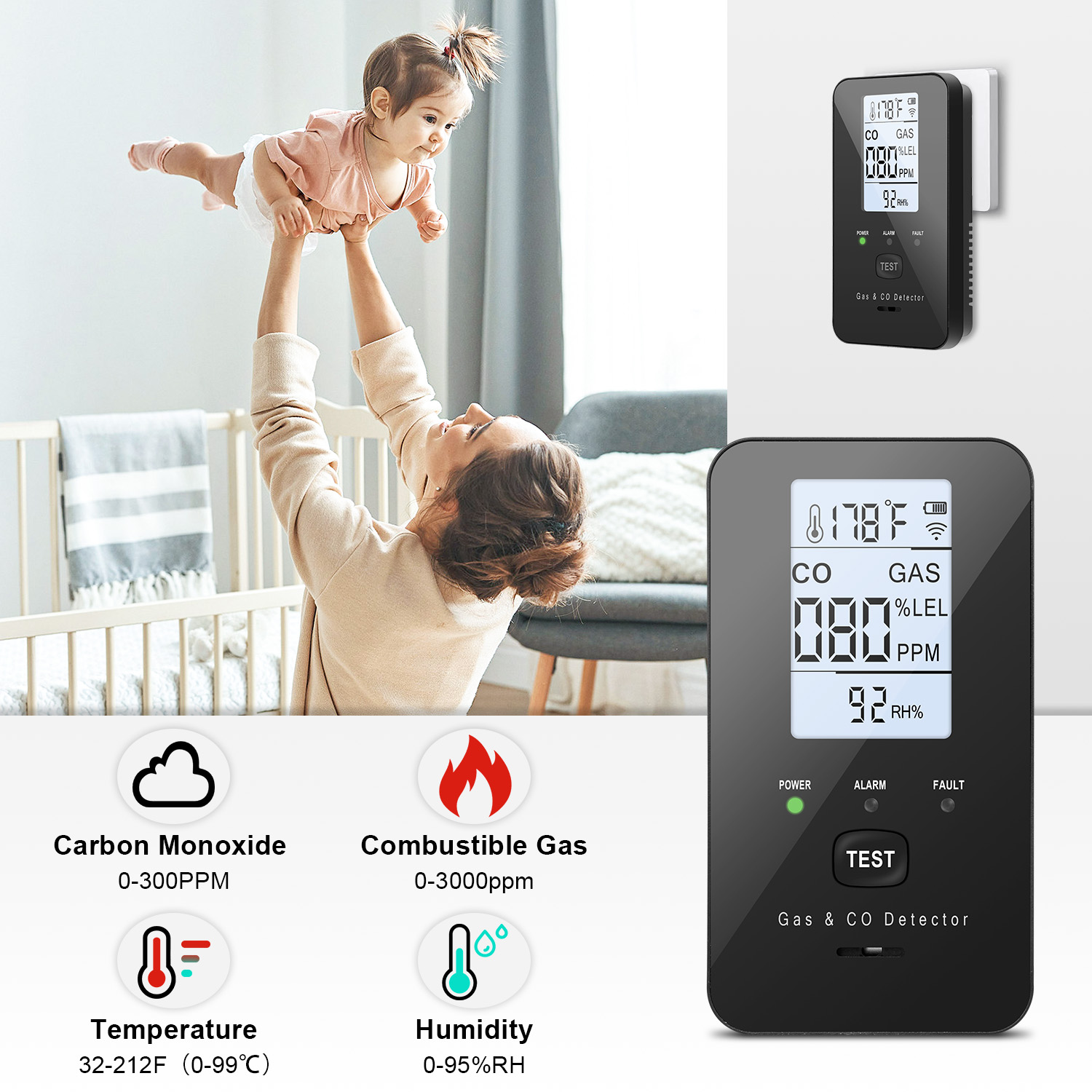 Natural Gas & Carbon Monoxide  - Co Detector Plug 리뷰 및 가격