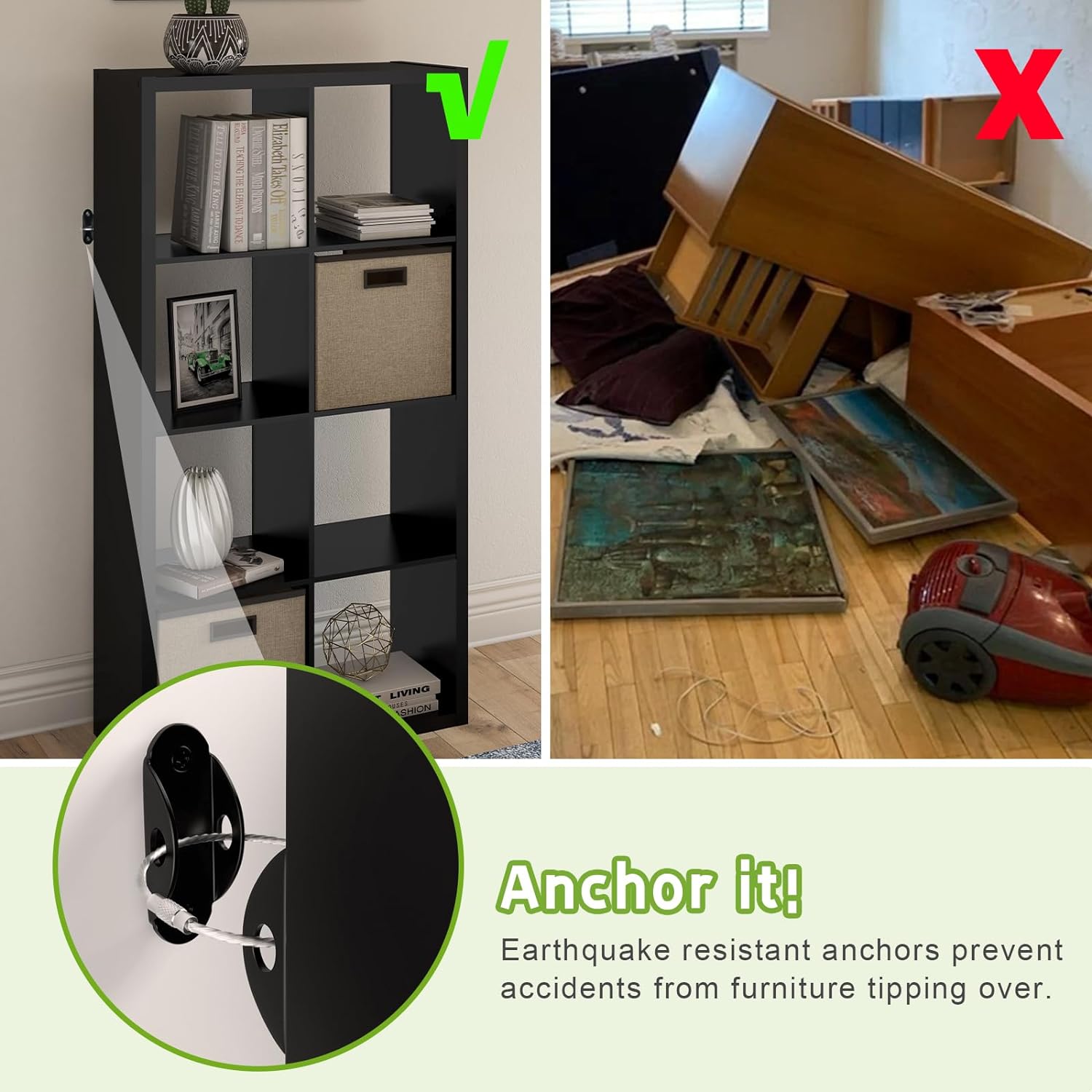 Furniture Anchors Furniture St - Earthquake Anchor Strap 리뷰 및 가격