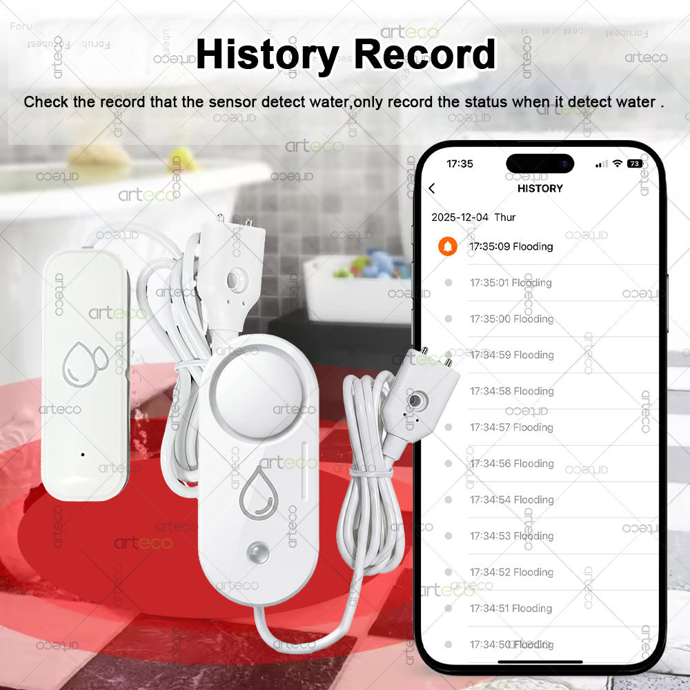 Zigbee Water Leakage Sensor Fl - Water Alarm Sensor 리뷰 및 가격