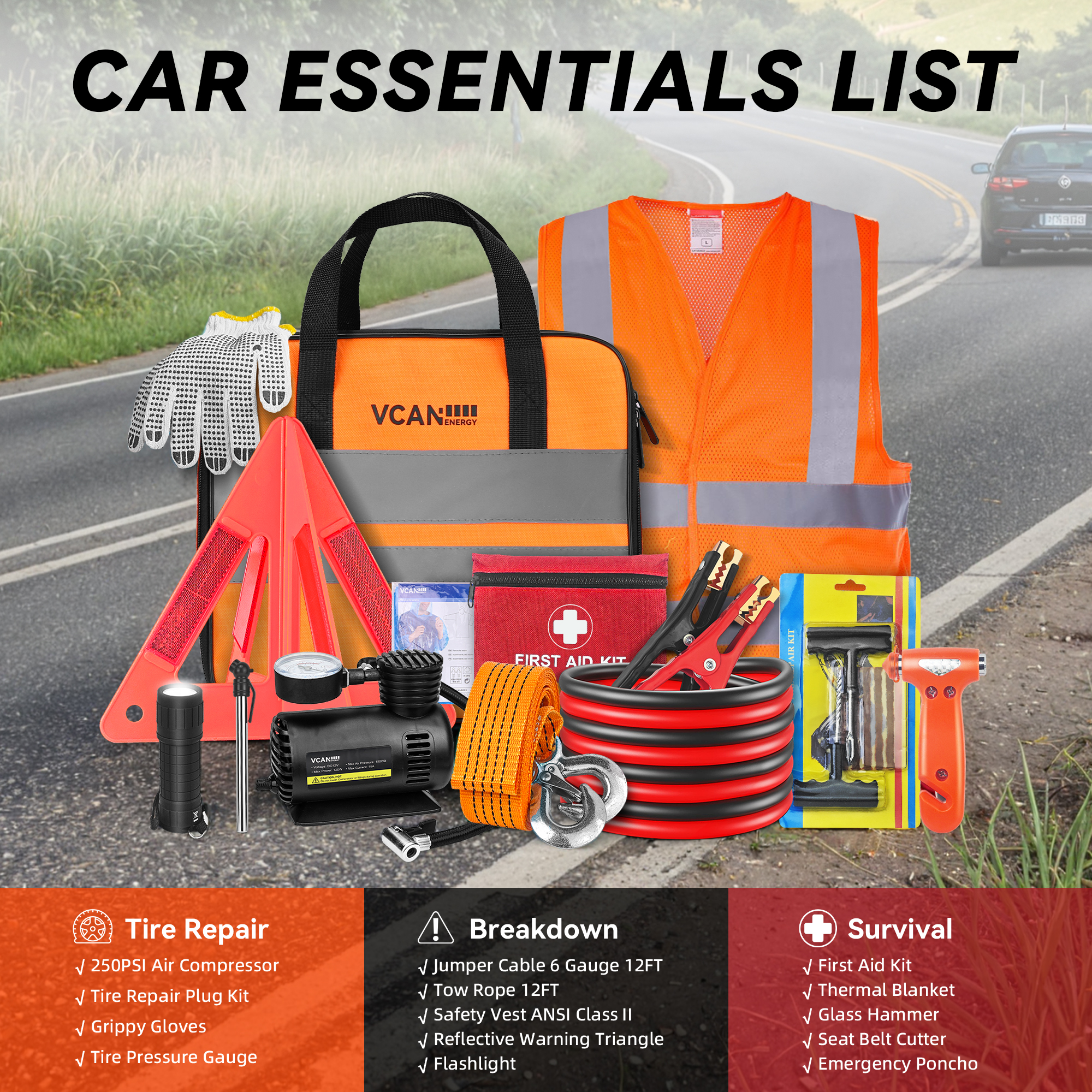 Emergency Safety Kit Bag with  - First Aid Bag Kit 리뷰 및 가격