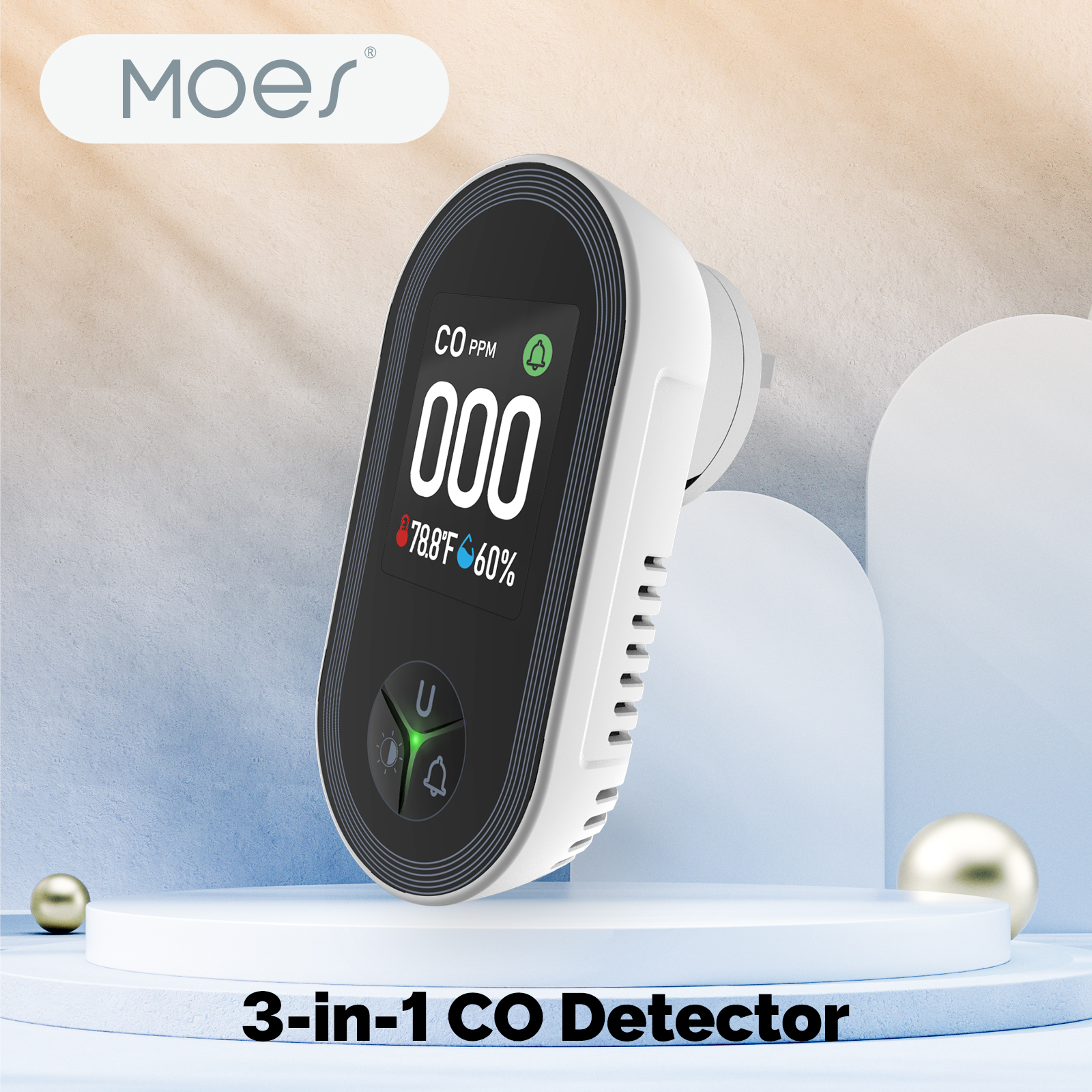 MOES 3in1 Carbon Monoxide Dete - Co Detector Plug 리뷰 및 가격