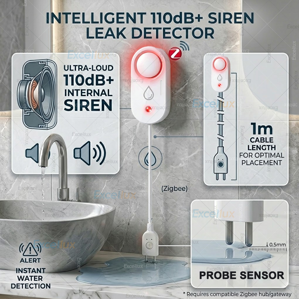 Smart Water Leak Sensor ZigBee - Water Alarm Sensor 리뷰 및 가격