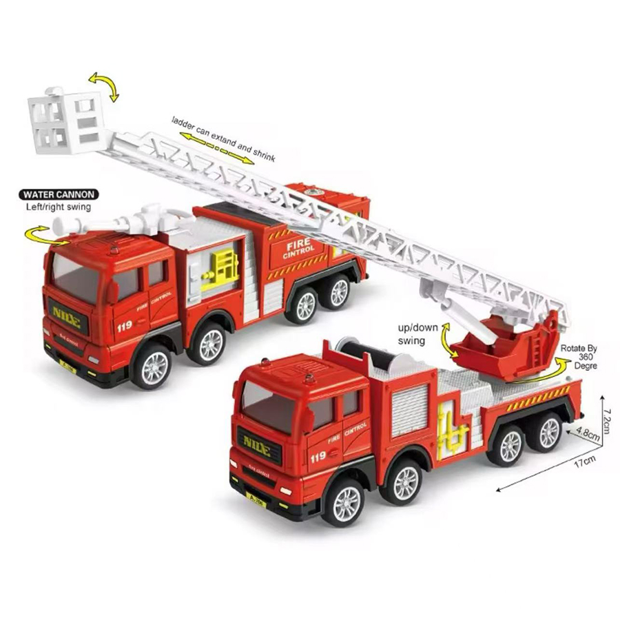 1pc-Alloy Fire Truck 1:32 Simu - Fire Escape Ladder 리뷰 및 가격