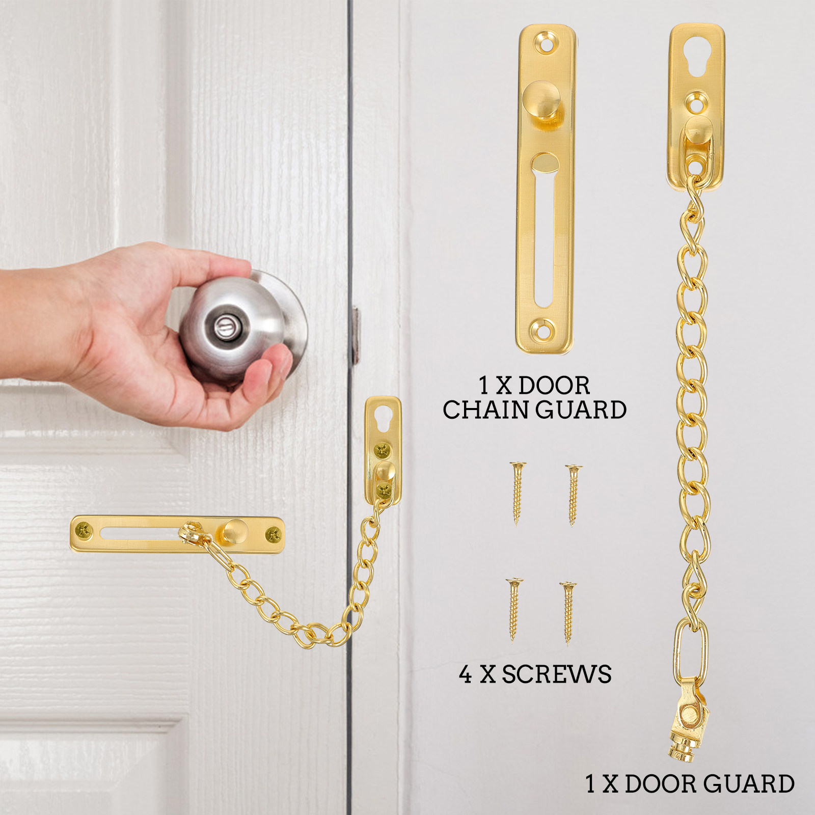 1Set Premium Stainless Steel D - Security Chain Door 리뷰 및 가격
