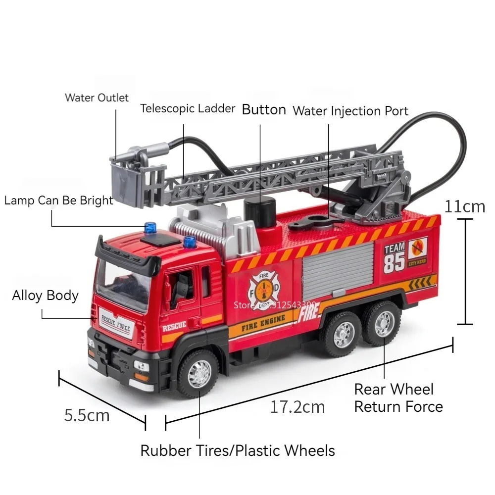1:32 Scale Water Spray Fire Tr - Fire Escape Ladder 리뷰 및 가격