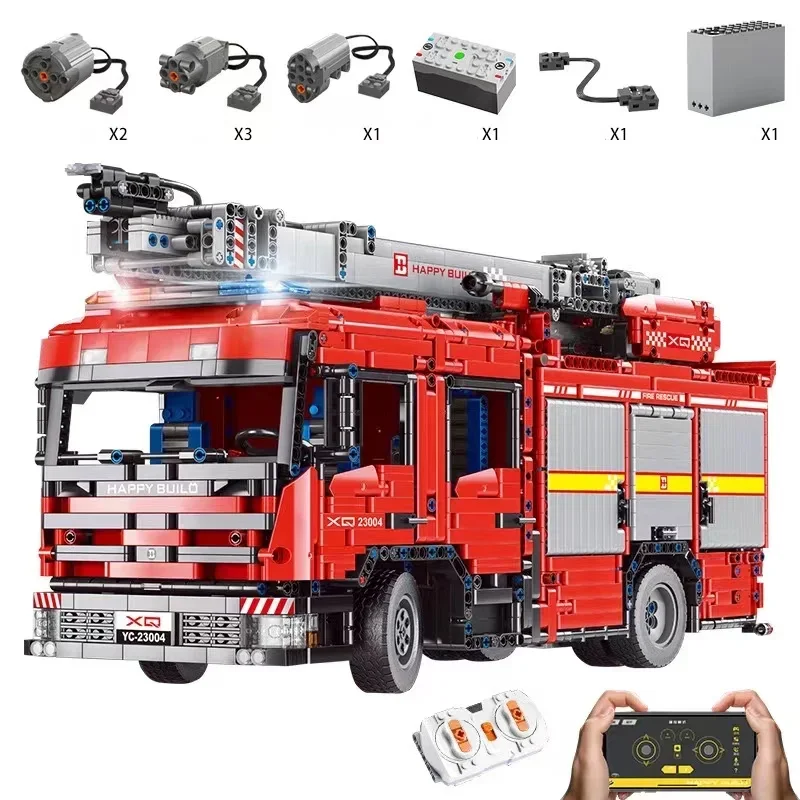YC-23004 5133Pcs APP Car Model - Fire Escape Ladder 리뷰 및 가격