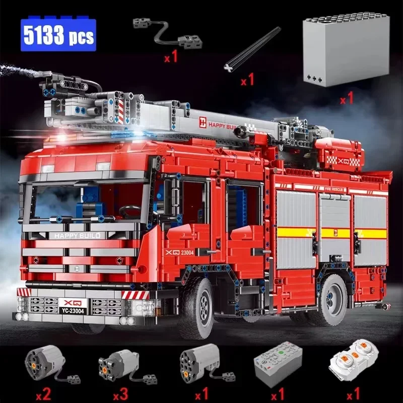 YC-23004 5133Pcs APP Car Model - Fire Escape Ladder 리뷰 및 가격