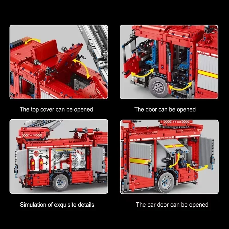 YC-23004 5133Pcs APP Car Model - Fire Escape Ladder 리뷰 및 가격