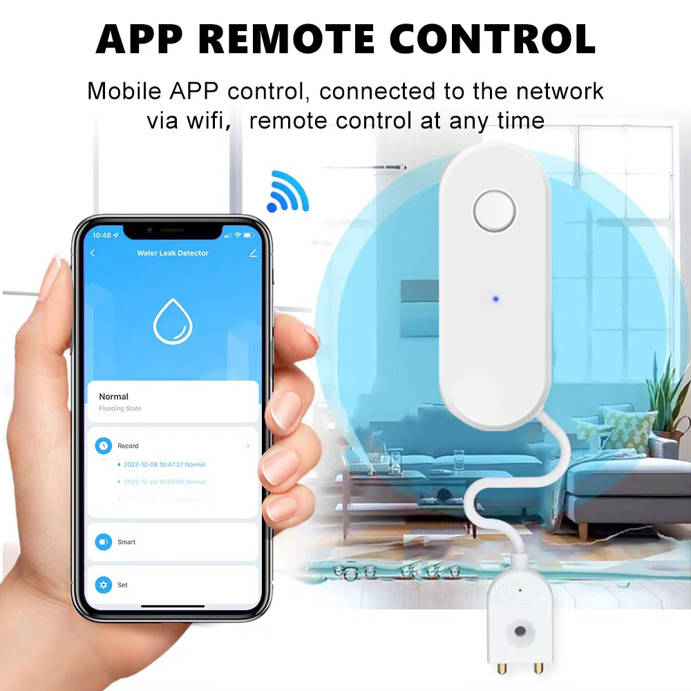 Tuya WiFi Smart Water Leak Sen - Water Alarm Sensor 리뷰 및 가격